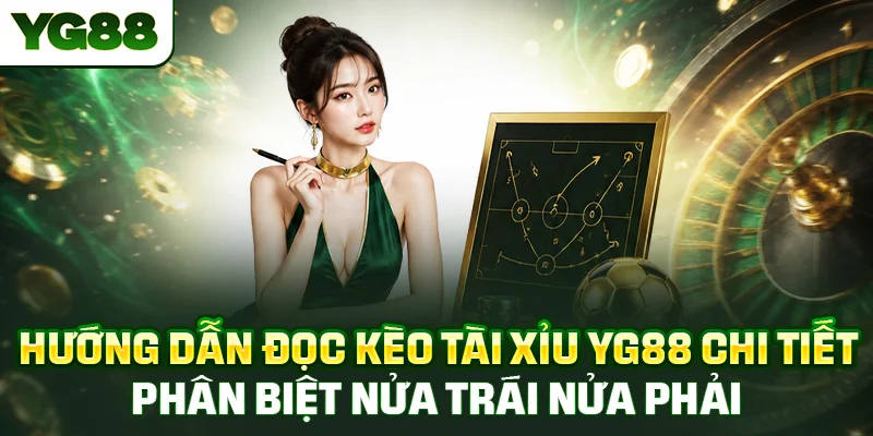 Hướng dẫn đọc kèo tài xỉu YG88 chi tiết, phân biệt nửa trái cùng nửa phải