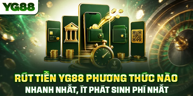 Rút tiền YG88 phương thức nào nhanh nhất, ít phát sinh phí nhất